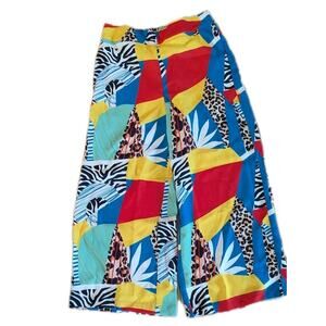 Shinesty Unisex Pants in Vintage Style Mosaic Hawaiian Print, Small